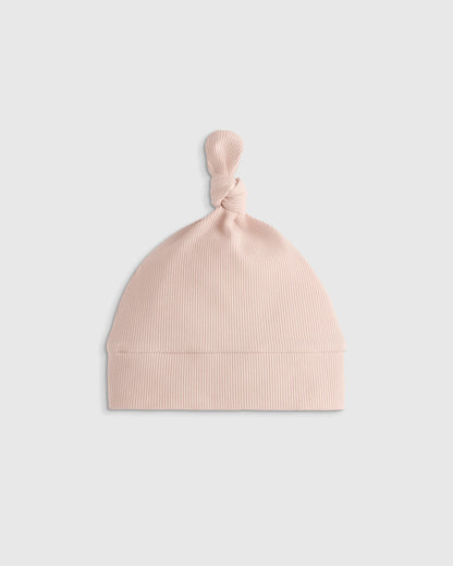Softest Rib Hat (2-Pack) - 0-6M / Ivory/Grey Stripe