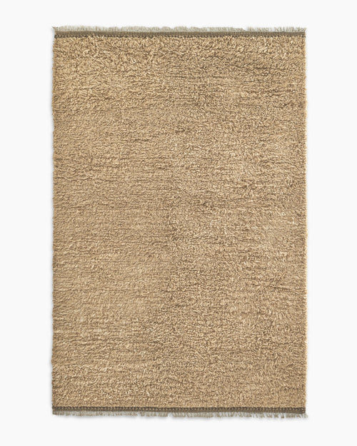 Dover Wool Shag Rug - 5' x 8' / Natural