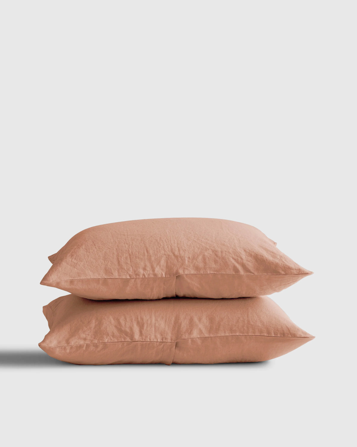 European Linen Sham Set - Standard / White