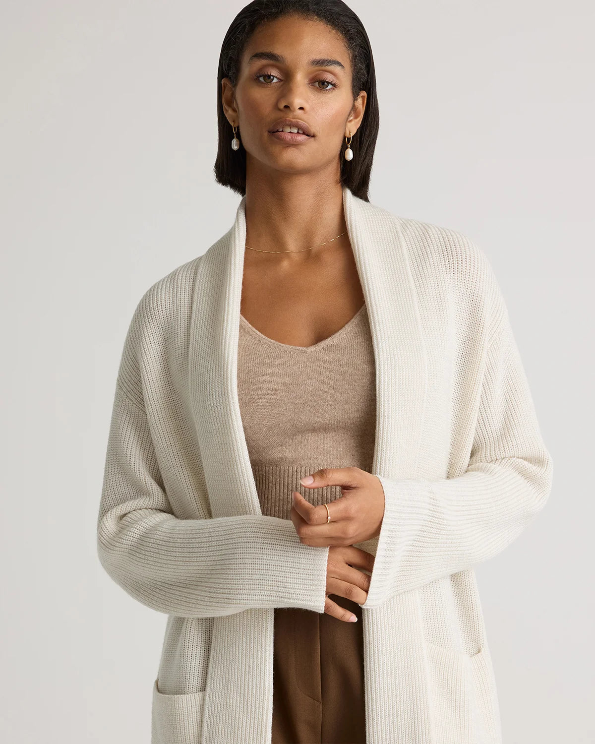 Australian Merino Wool Duster Cardigan - XS / Malted Toffee