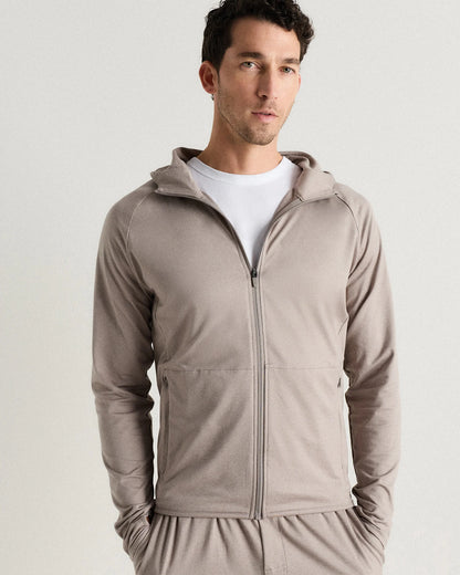 Flowknit Performance Zip Hoodie - S / Heather Grey