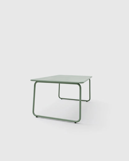 Powder-Coated Aluminum Outdoor Dining Set - One Size / Sage Green