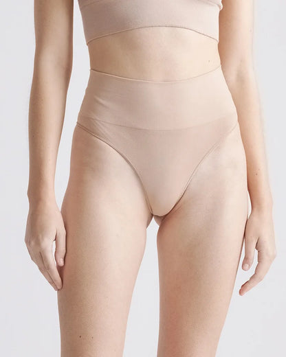 Shaping High-Waisted Thong (3-Pack) - XS / Black