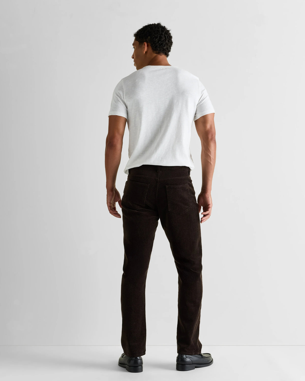 Organic Stretch Corduroy 5-Pocket Pants - 30X30 / Espresso