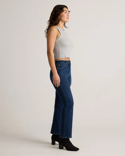 Bella Stretch Straight Jeans - 24 / Twilight Blue Fray