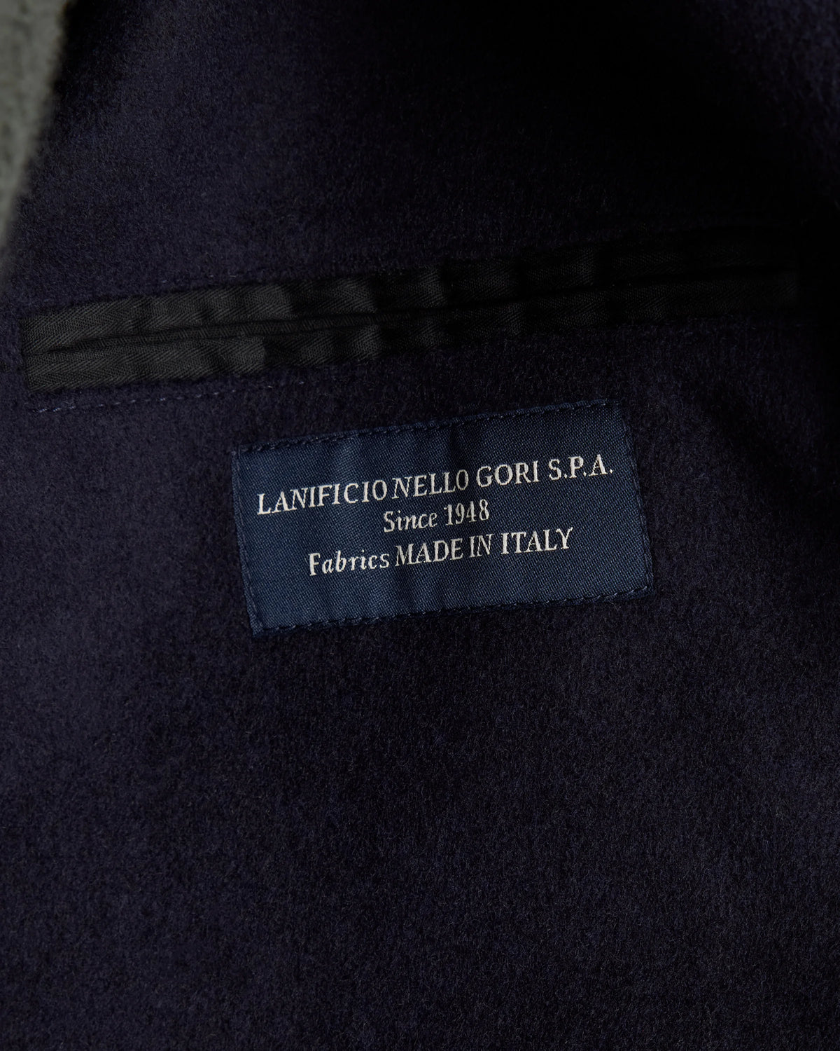 Italian Wool Peacoat - S / Cadet Blue
