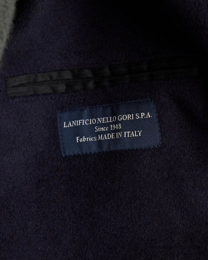 Italian Wool Peacoat - S / Cadet Blue