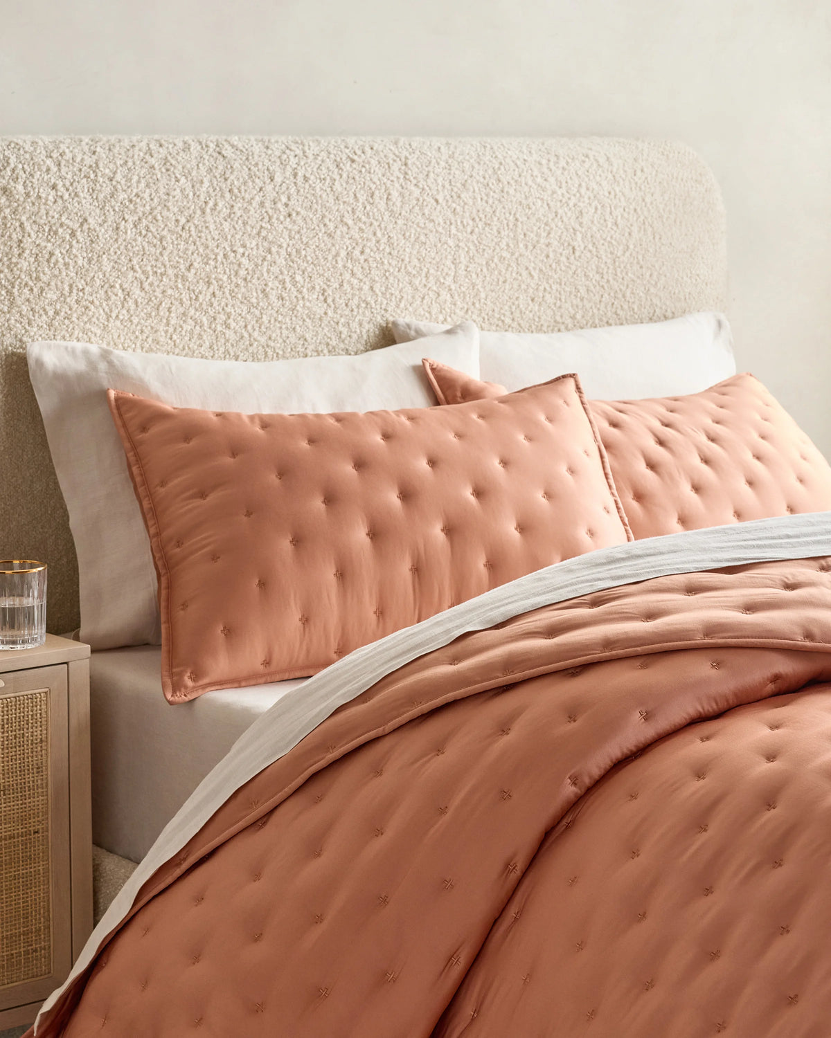 Bamboo Dream Quilted Sham Set - Standard / Sage
