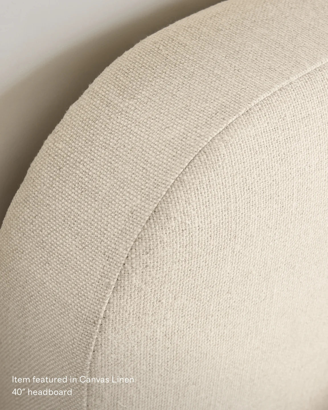 Curved Bed in Performance Velvet - Full / Walnut