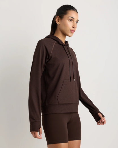 Flowknit Pullover Hoodie - XS / Heather Navy