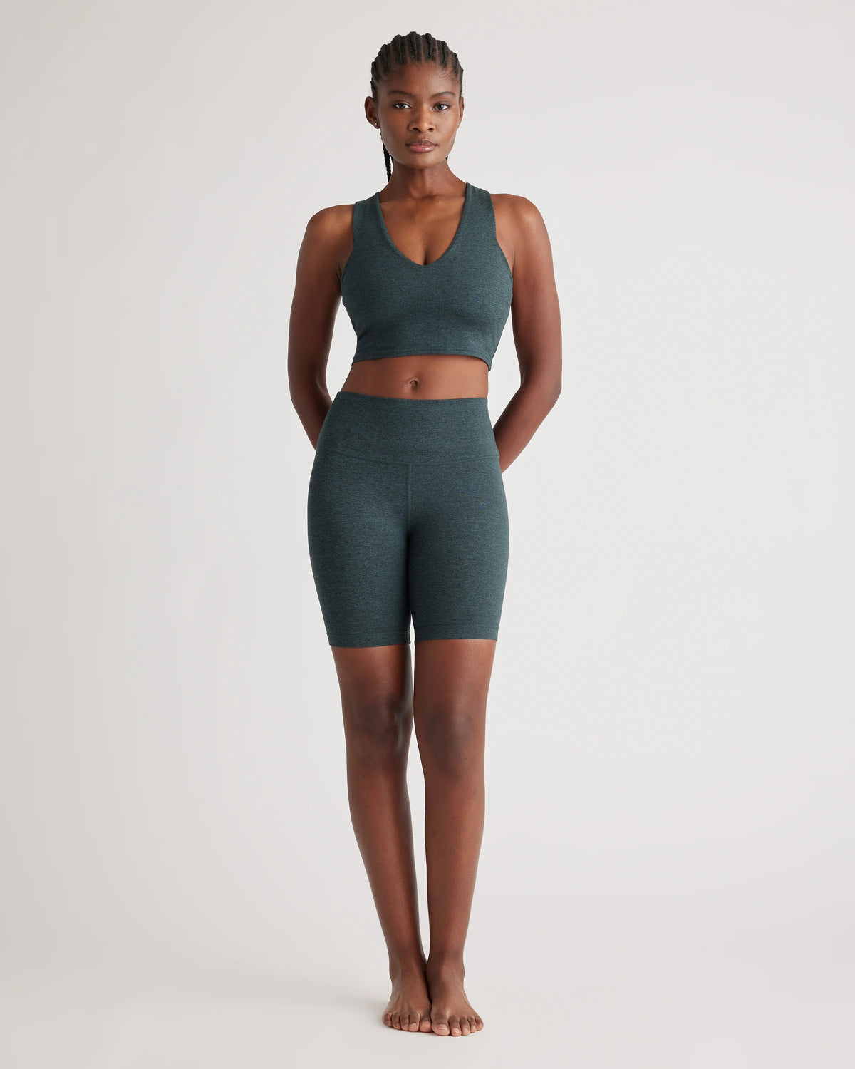 Ultra-Soft Bike Short - XS / Heather Espresso