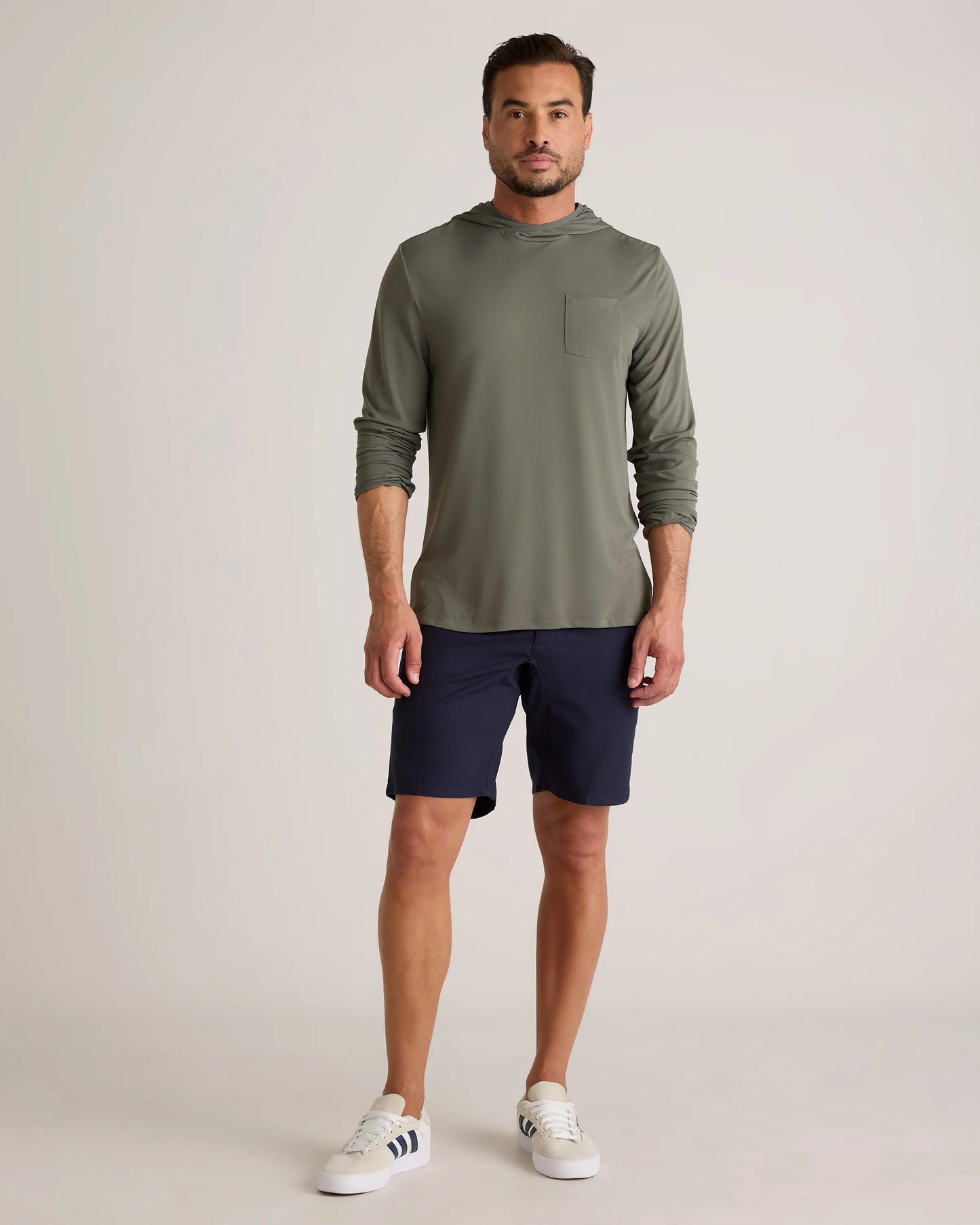 Organic Stretch Ripstop Shorts - 10" - S / Morel Grey