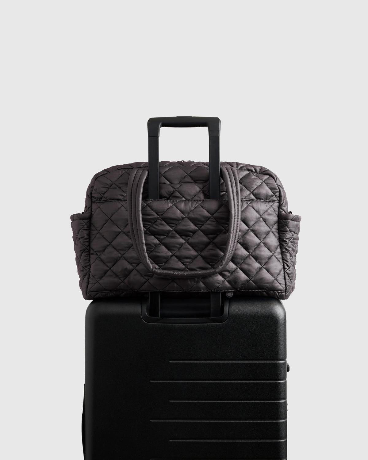 Transit Quilted Duffle Bag - One Size / Taupe Brown