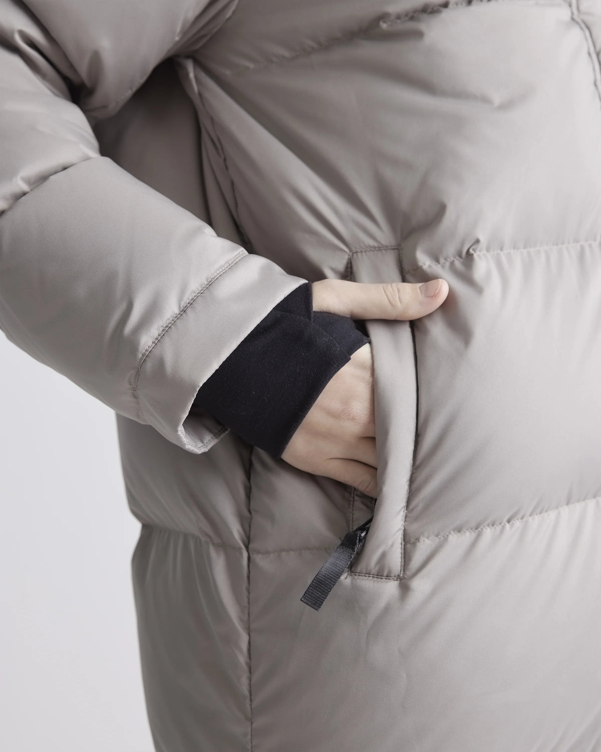 Responsible Down Long Puffer Jacket - XS / Black