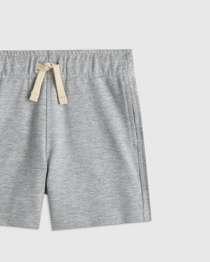 Organic Cotton French Terry Short - 2T / Heather Grey