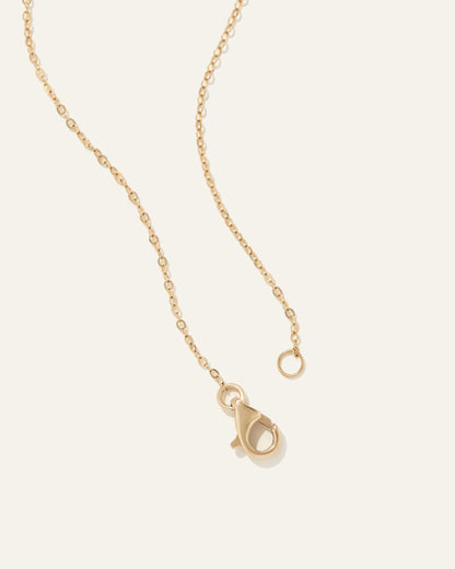 14K Gold Freshwater Cultured Pearl Station Necklace - One Size / Yellow Gold