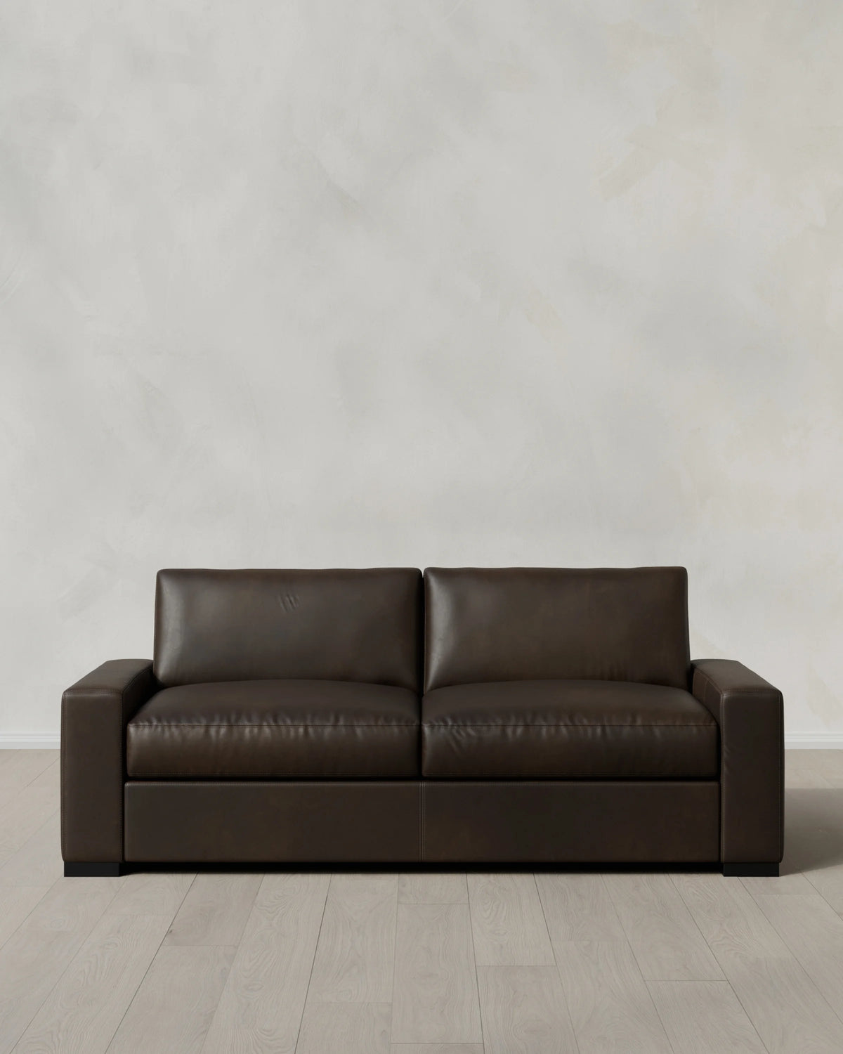 Stillman Sofa in Leather - 7ft / Auburn