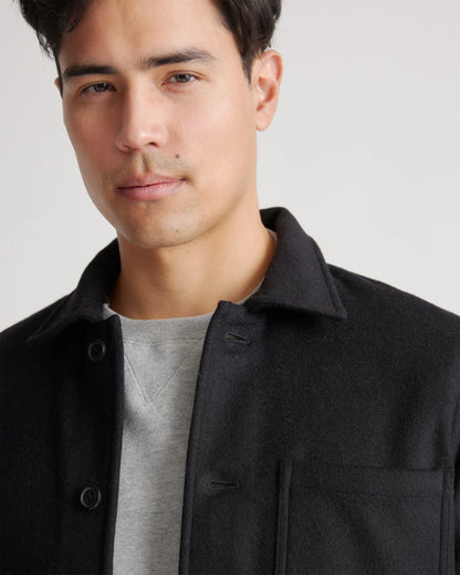 Italian Wool Chore Jacket - XS / Black