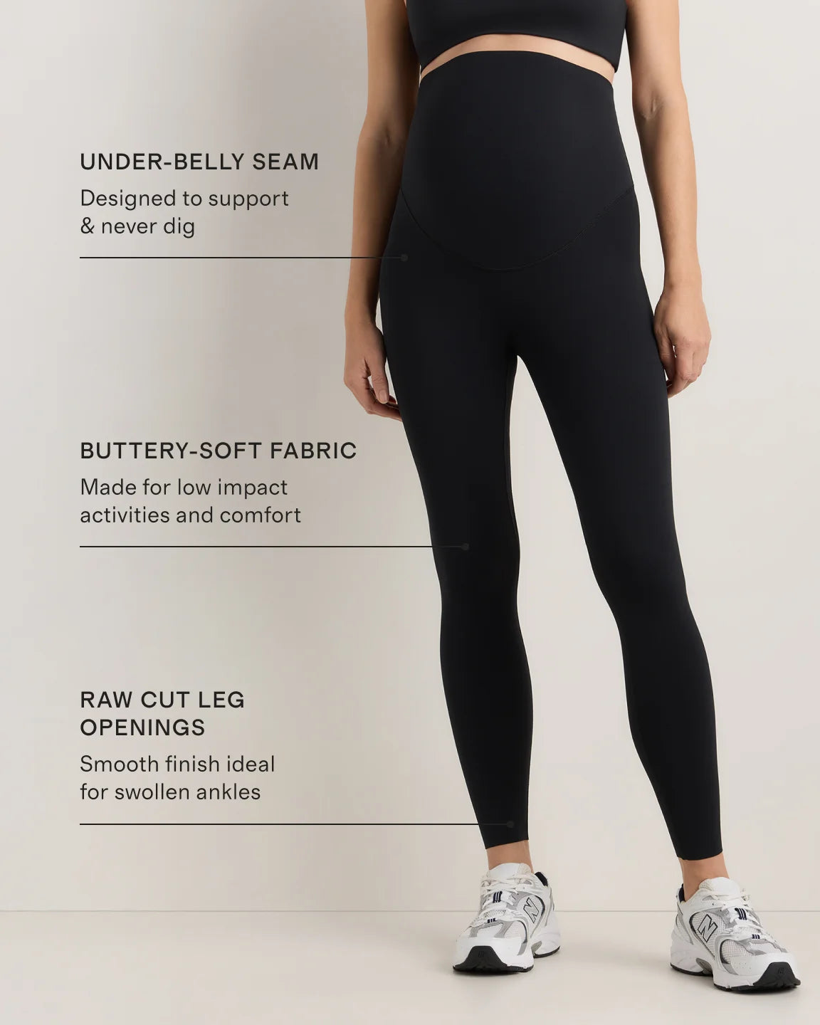Ultra-Form Maternity Legging - XS / Dark Coal