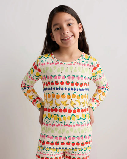 Bamboo Long Sleeve and Pant Pajama Set - 6 / Wildflower Dreams