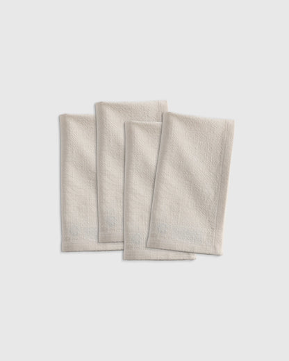 Organic Cotton Napkins - One Size / Warm White
