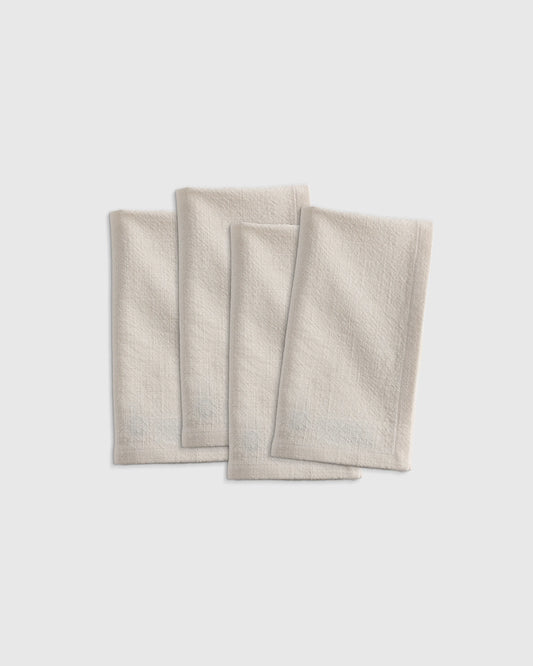Organic Cotton Napkins - One Size / Warm White