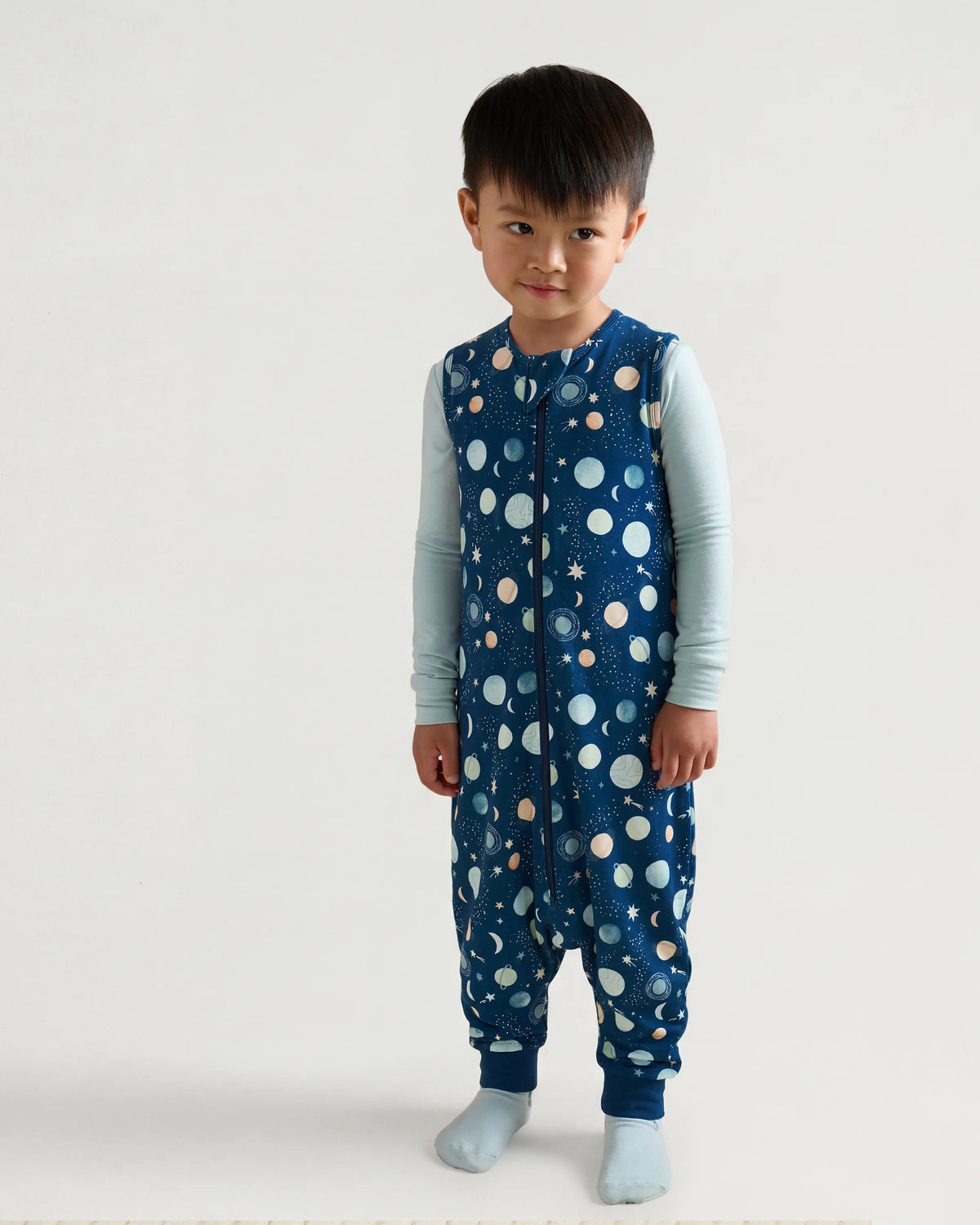 Bamboo Sleep Bag Walker 1.0 TOG - M / Colony Blue