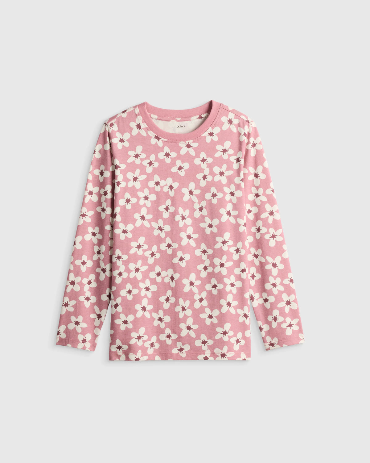 100% Organic Cotton Jersey Long Sleeve Tee - 6 / Dino Sketch