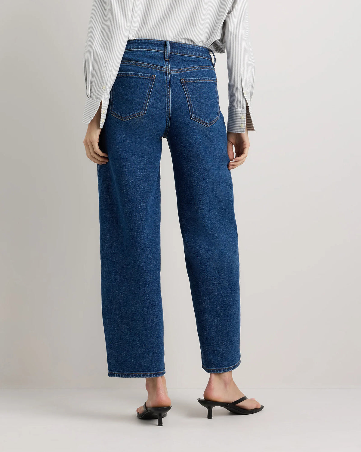 Bella Stretch Barrel Jeans - 24 / Cool Blue