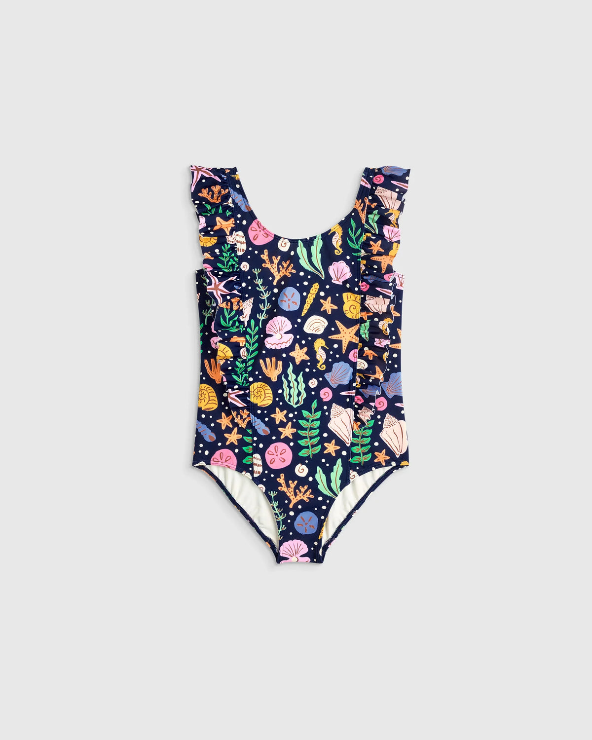Ruffle One Piece Swimsuit - 6 / Soft Ditsy Floral