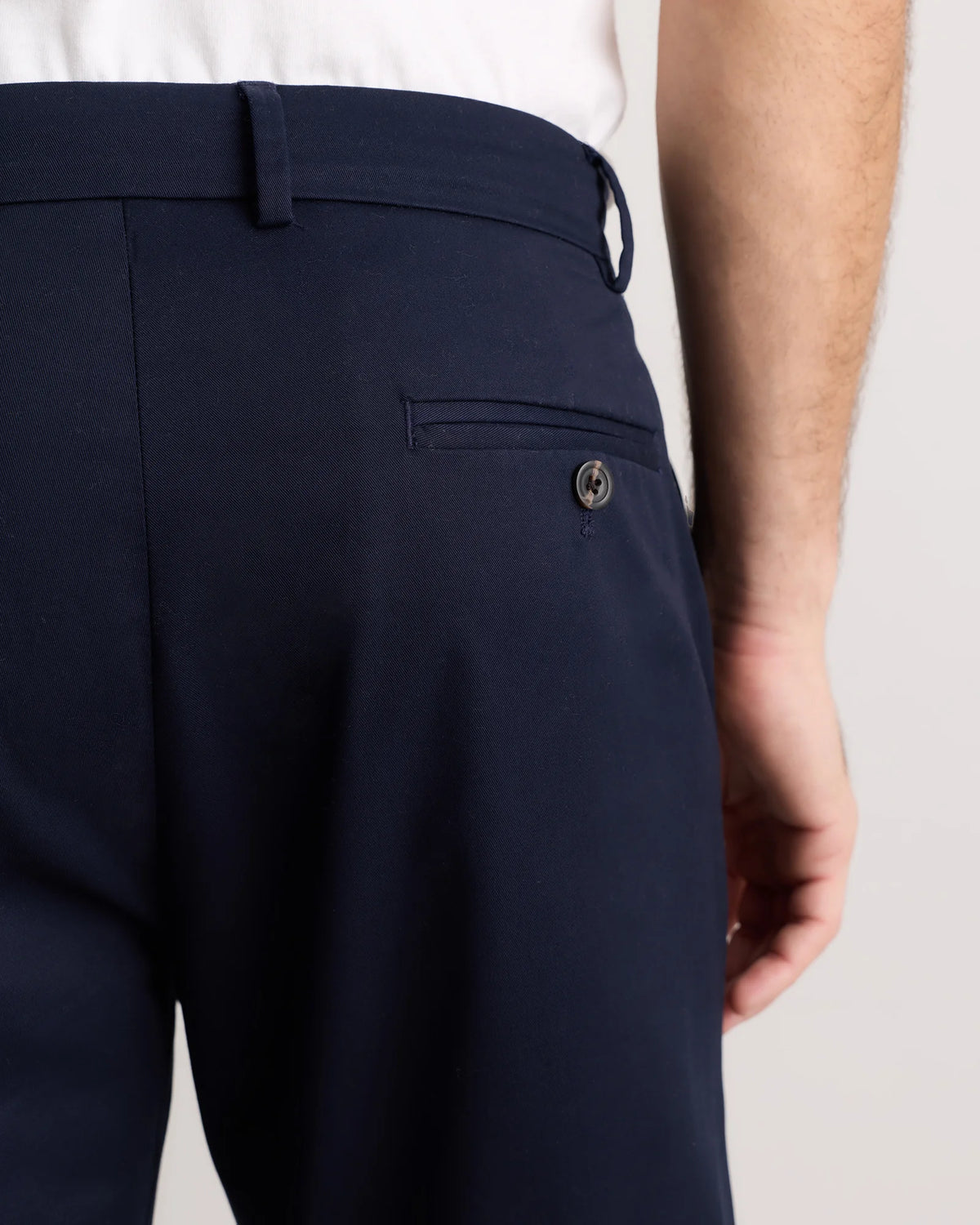 Organic Non-Iron Chino Pants - Straight - 30X30 / Deep Navy