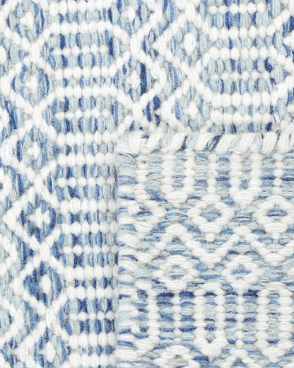 Vale Handwoven Wool Rug - 5' x 8' / Blue