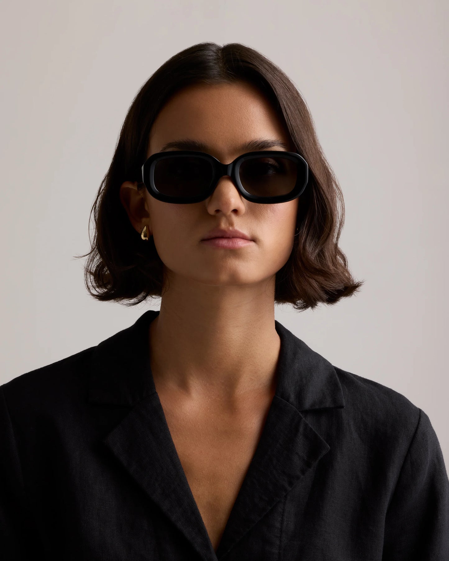 Santorini Polarized Acetate Sunglasses - One Size / Ginger Tortoise with Grey Lens