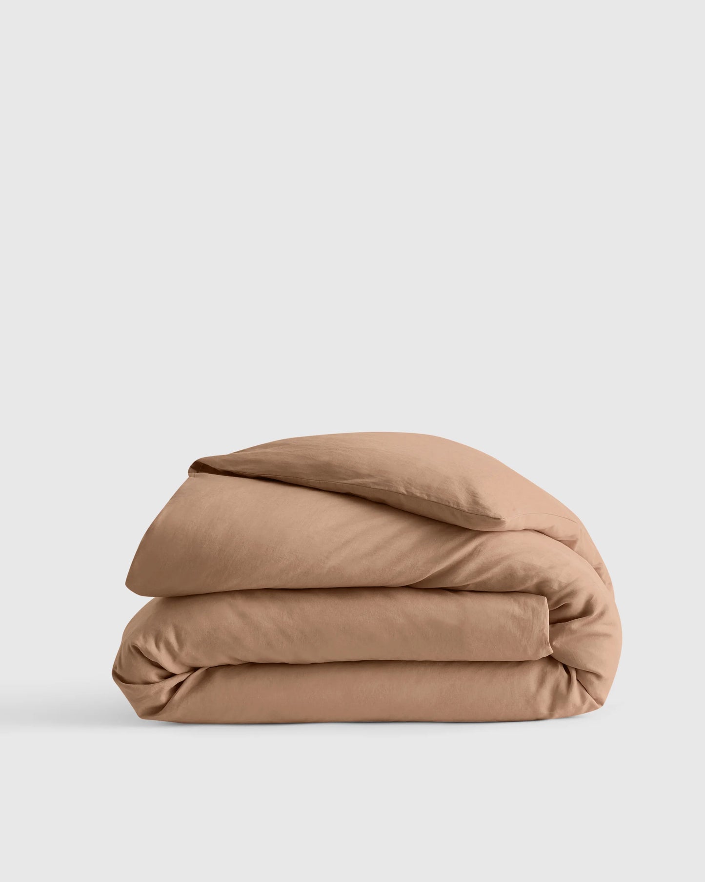 European Linen Duvet Cover - Twin / Peach