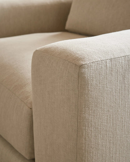 Ashford Deep Seat Chair and a Half in Performance Velvet - 46" / Caramel