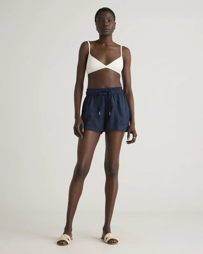 Vintage Wash Tencel Utility Shorts - XS / Moonstone Blue