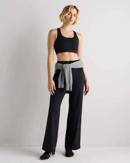 Ultra-Form High-Rise Wide Leg Pants - XS / Black