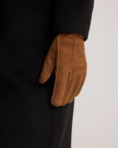100% Australian Shearling Gloves - S / Pecan