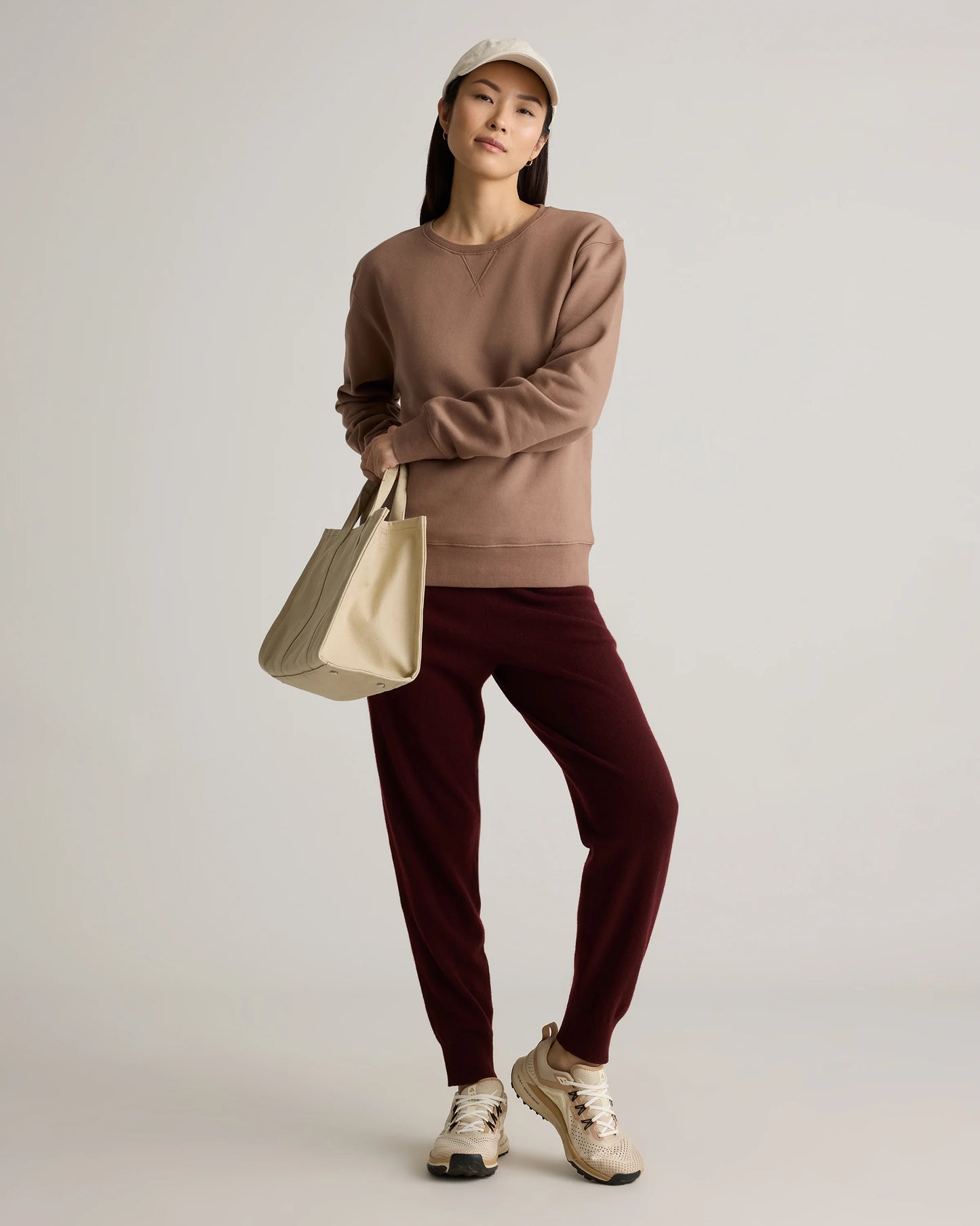 Mongolian Cashmere Sweatpants - XS / Brown