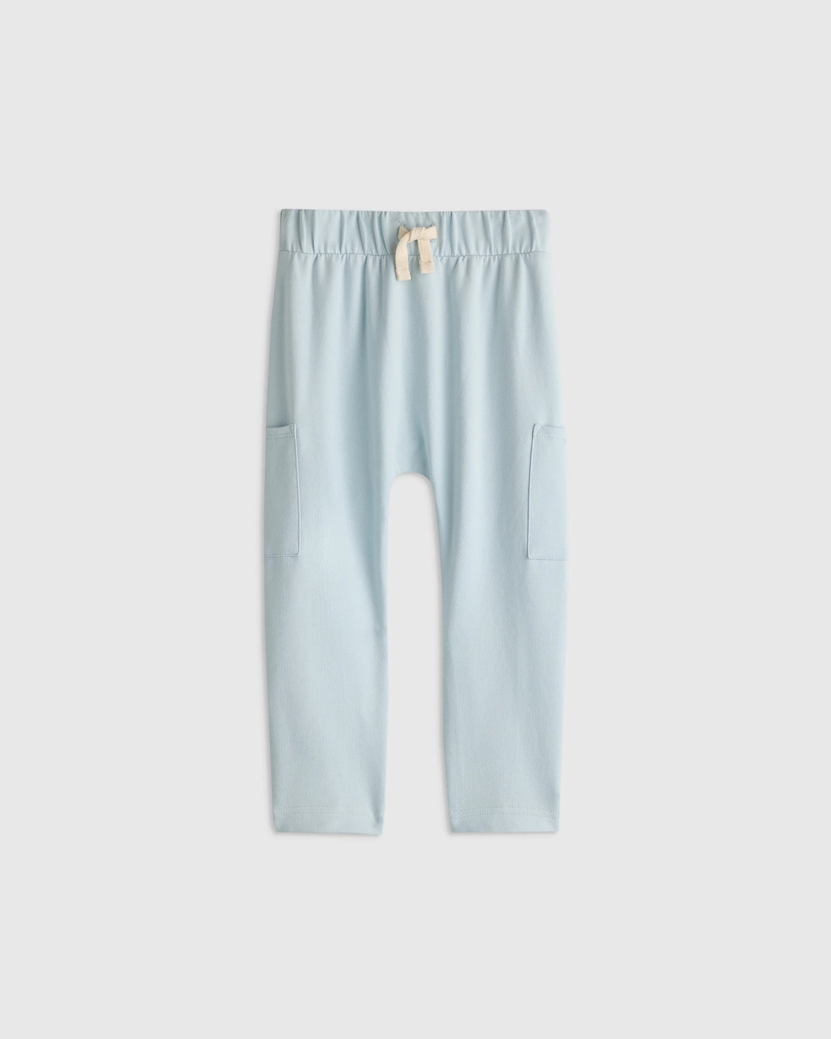 Organic Cotton French Terry Pocket Pants - 2T / Vintage Blue