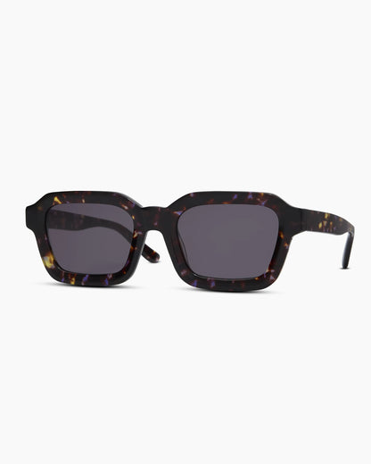 Ibiza Polarized Acetate Sunglasses - One Size / Amethyst Tortoise with Grey lens