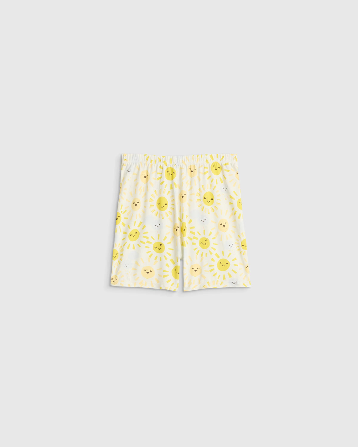 Bamboo Short Sleeve and Shorts Pajama Set - 2T / Lavender Hearts