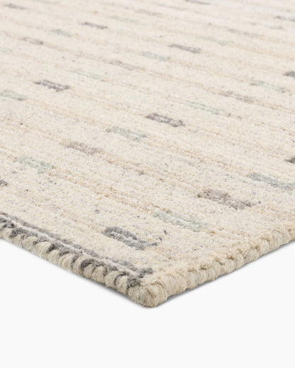 Noa Wool Rug - 5' x 8' / Light Grey