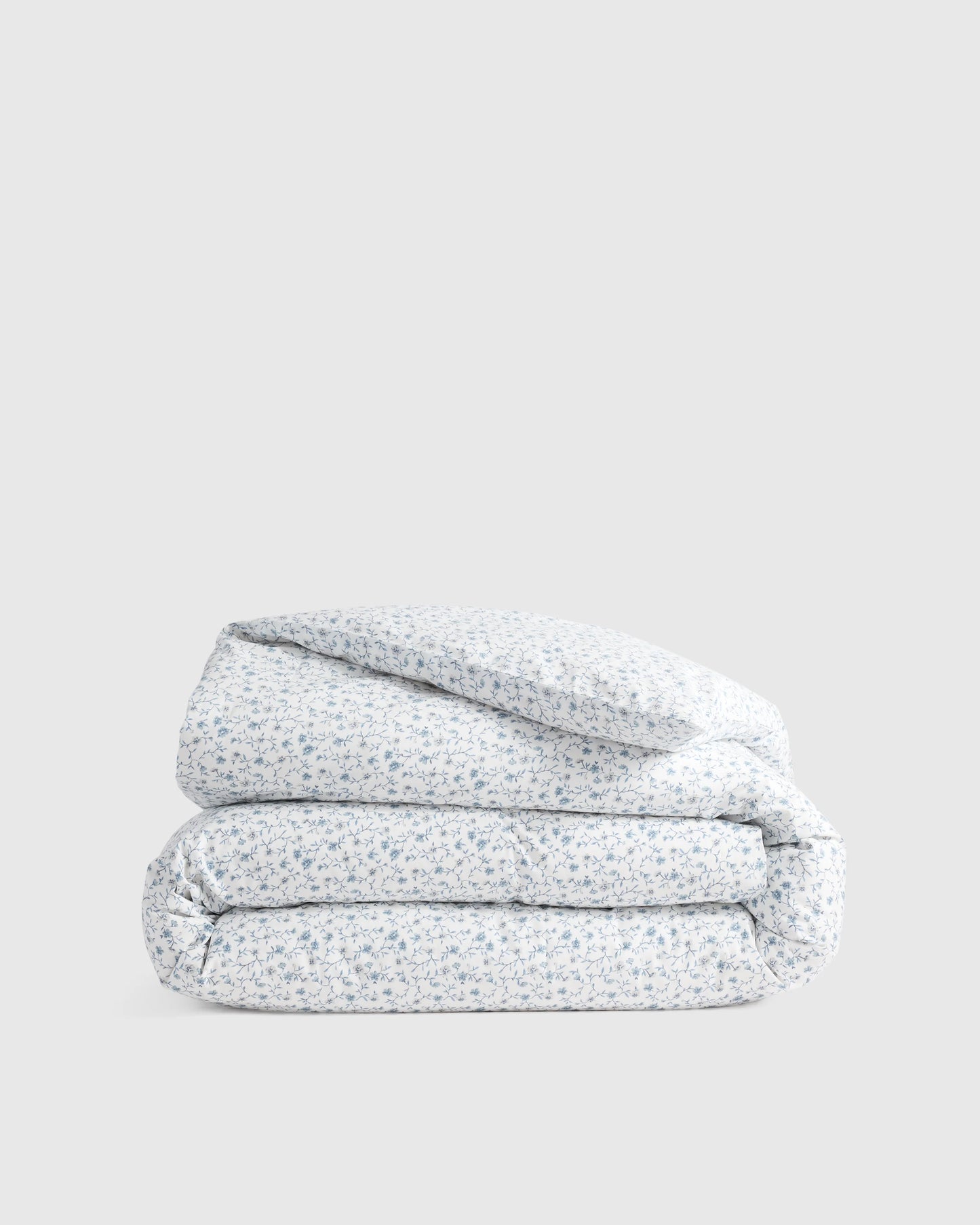 Organic Crisp Percale Duvet Cover - Twin / Ivory