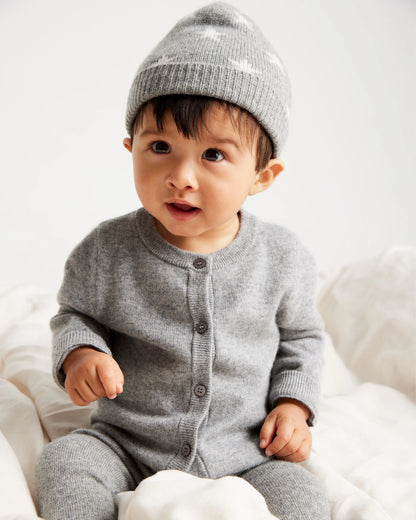 Washable Cashmere Cardigan - 3-6M / True Navy