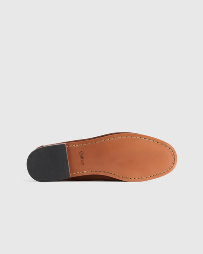 Essential Suede Penny Loafer - 7 / Whiskey
