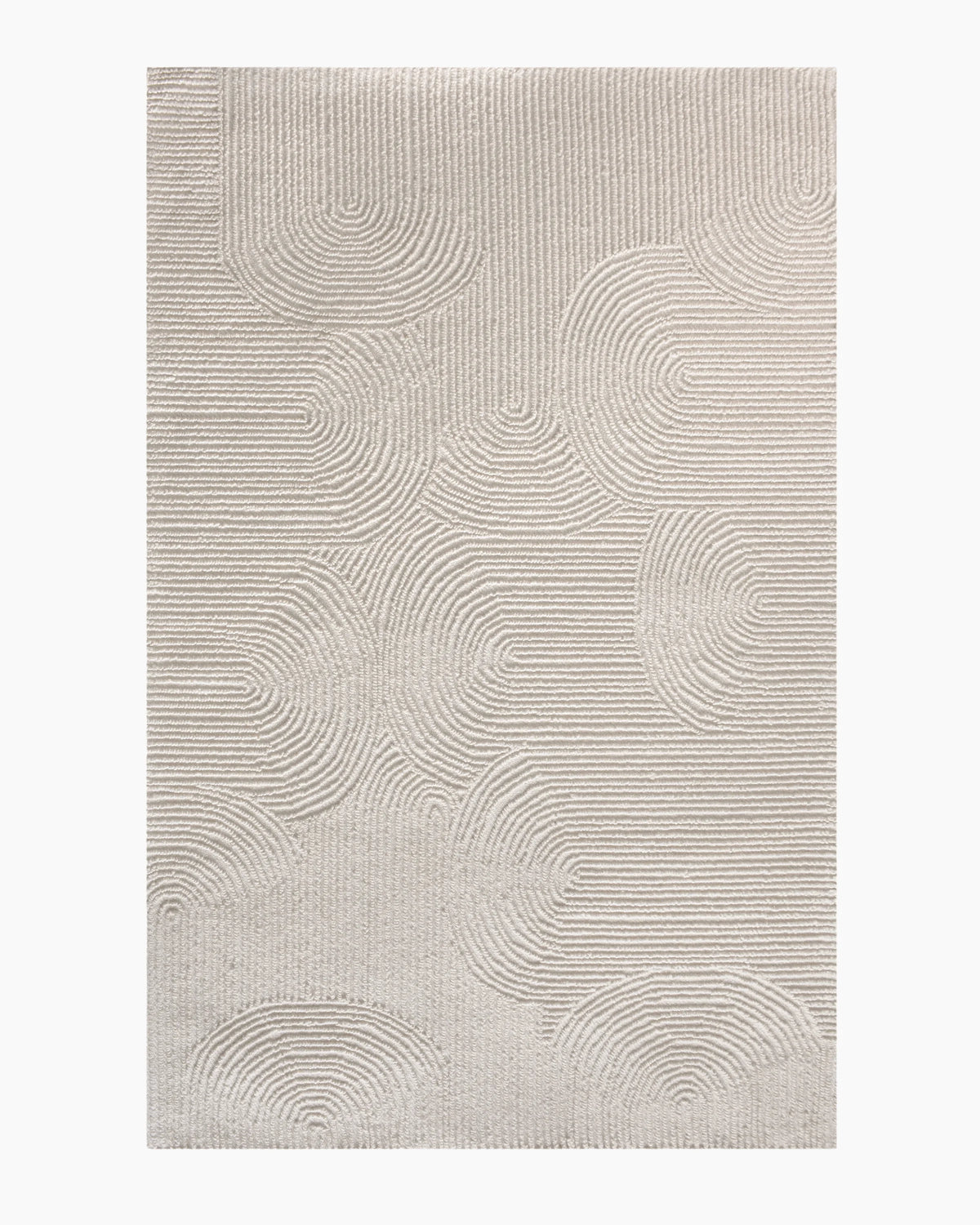 Asher Tufted Wool Rug - 3' x 5' / Ivory