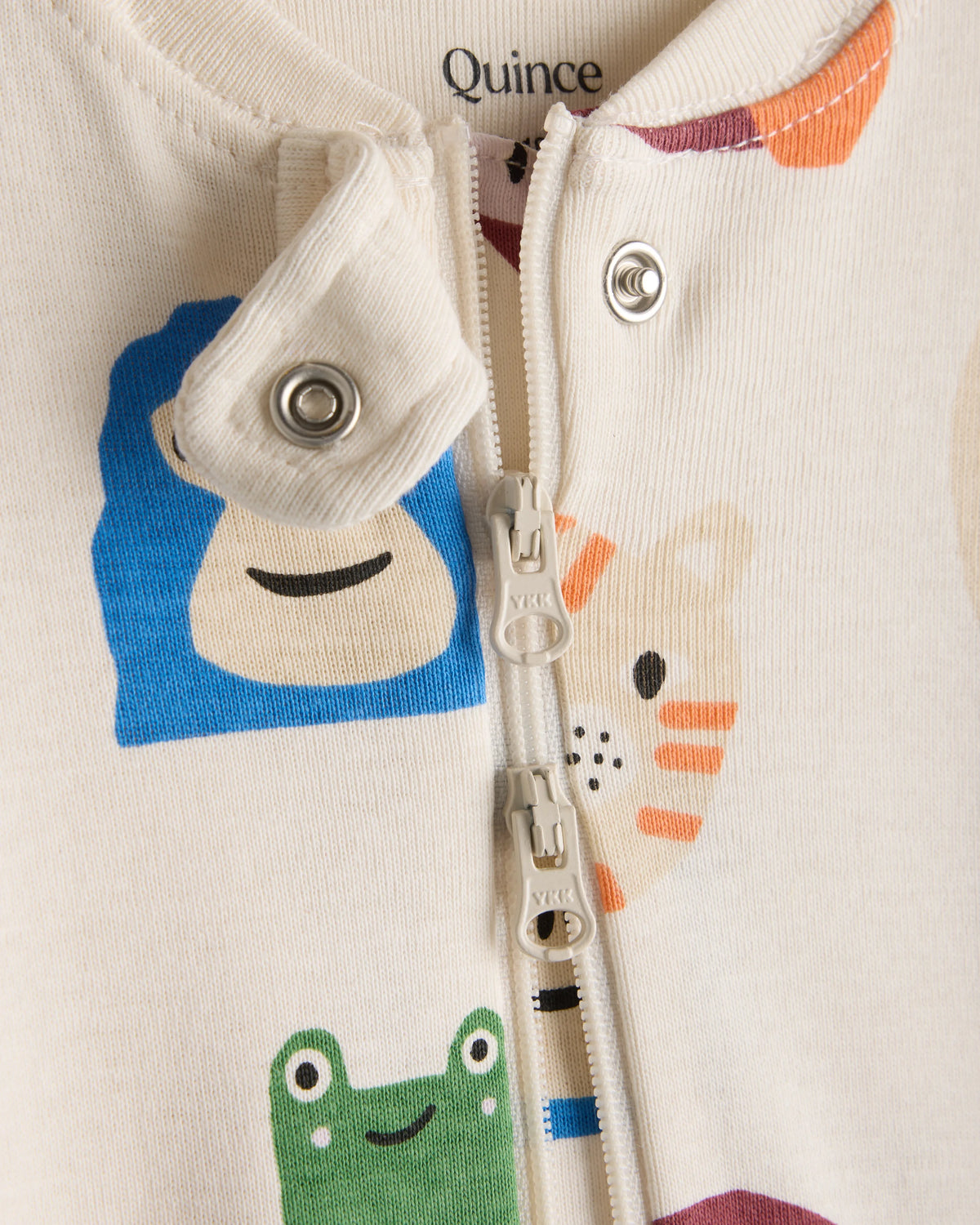 100% Organic Cotton Shortie Onesie Pajama - 2T / Navy Stripe