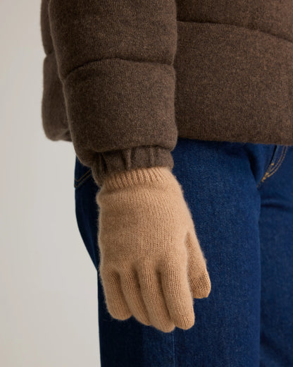Mongolian Cashmere Gloves - One Size / True Navy