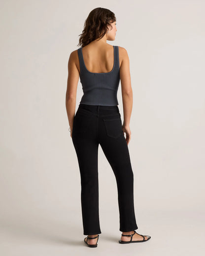 Bella Stretch Kick Flare Jeans - 24 / Deep Rinse